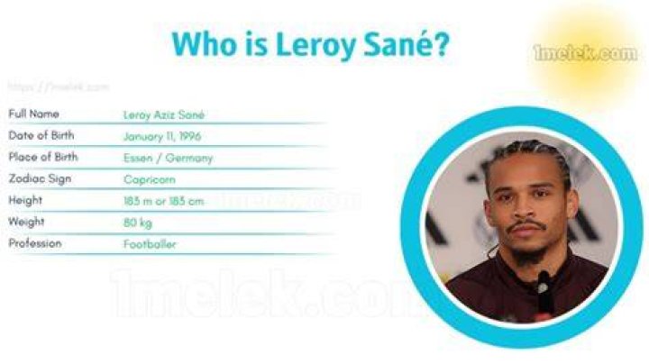 Leroy San&eacute; Biography